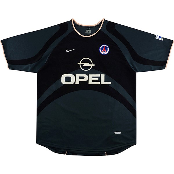 Tailandia Camiseta Paris Saint Germain 3rd Retro 2001 Negro